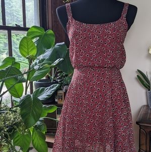 Cute red floral sundress